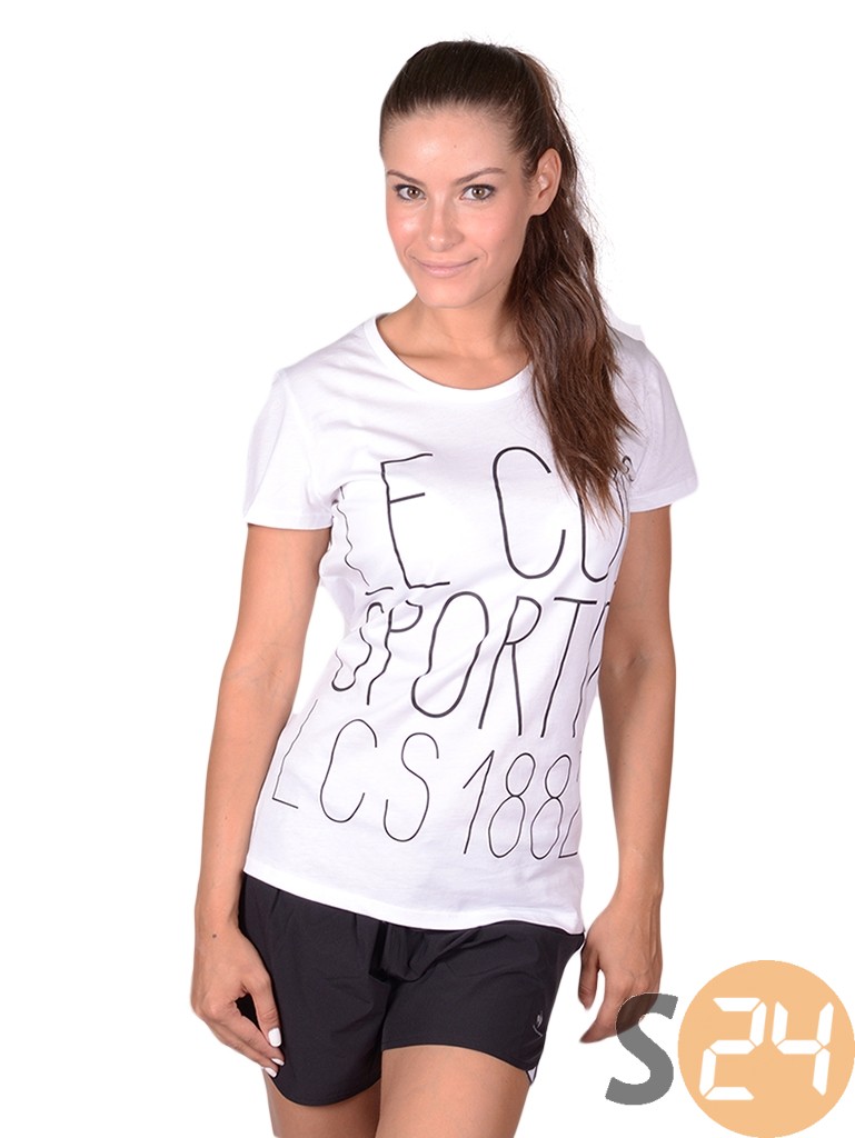 LecoqSportif fantaisie galise tee ss w optical white Rövid ujjú t shirt 1420315