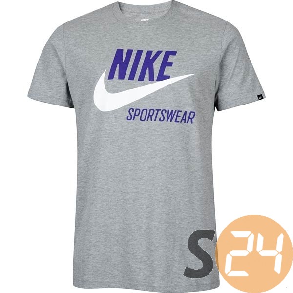 Nike Póló Big logo fleece crew td dk grey heather 332383-063
