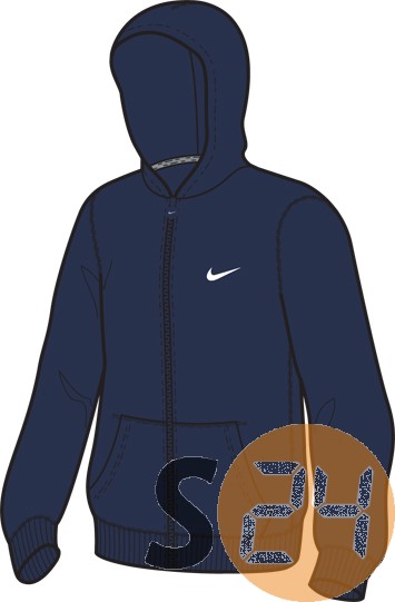 Nike Zip pulóver Core ess fz hoody - fiú 369058-455