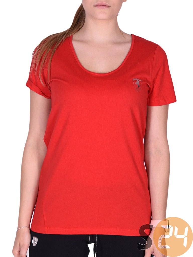 Puma ferrari shield tee rosso corsa Rövid ujjú t shirt 565464-0002