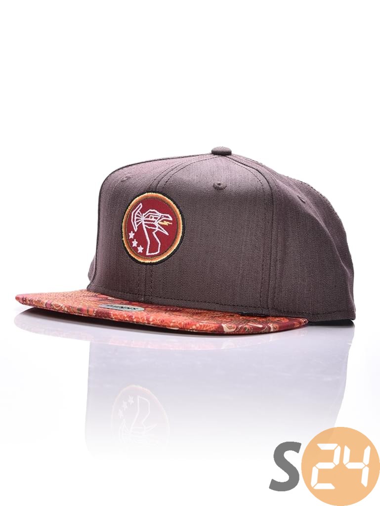 DJinns peacock linen rev Baseball sapka 6P-SBLIREV-BROW