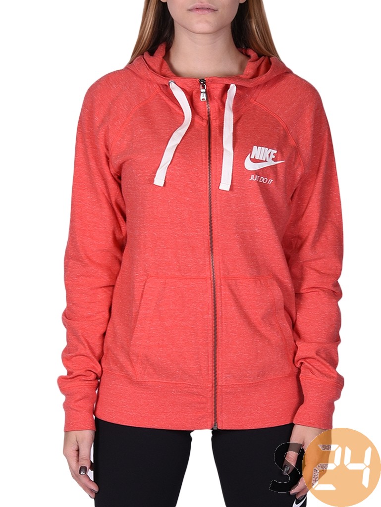 Nike w nsw gym vntg hoodie fz Végigzippes pulóver 726057-0850