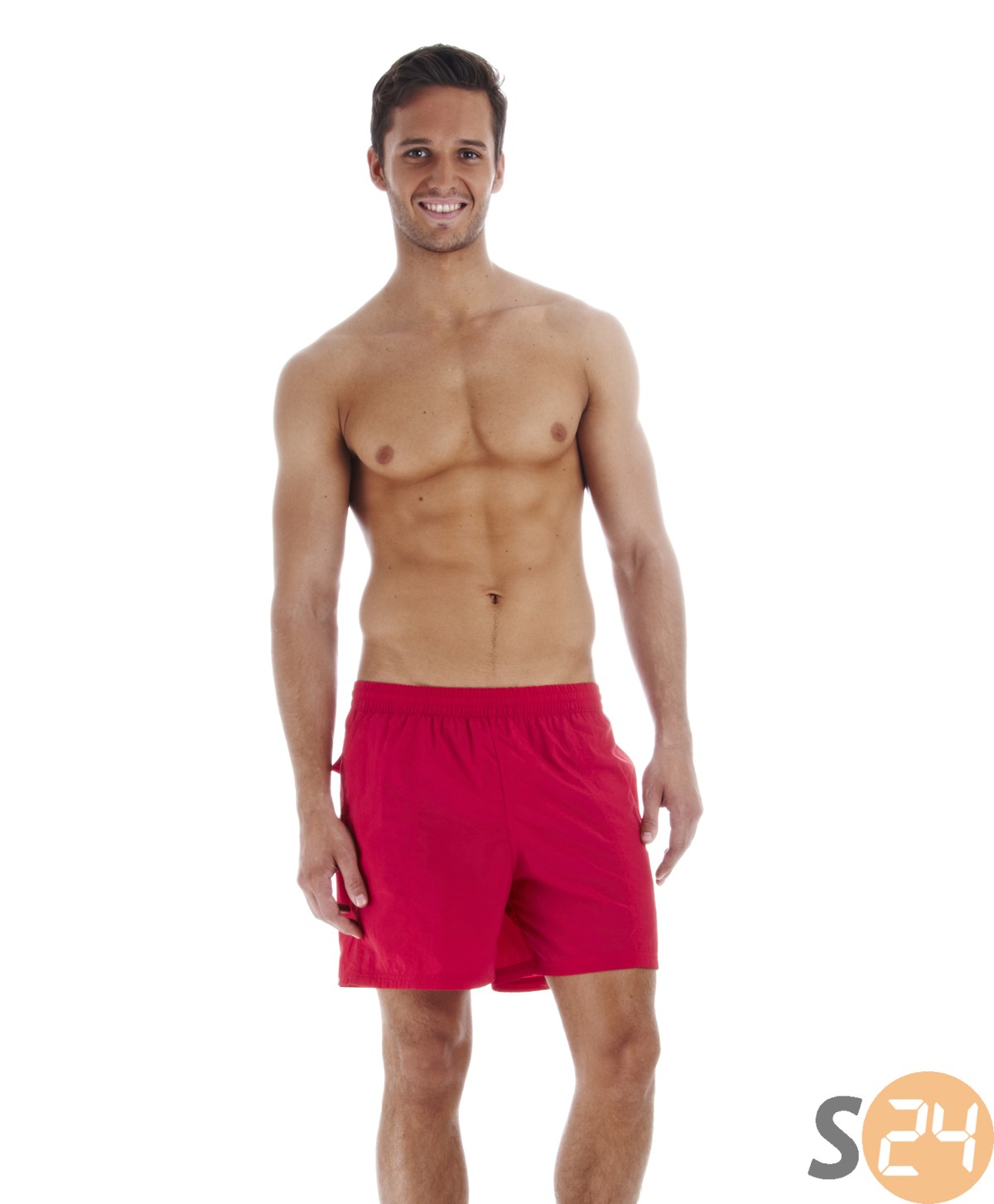 Speedo Úszónadrág Scope 16 wsht am red/white 8-013207718