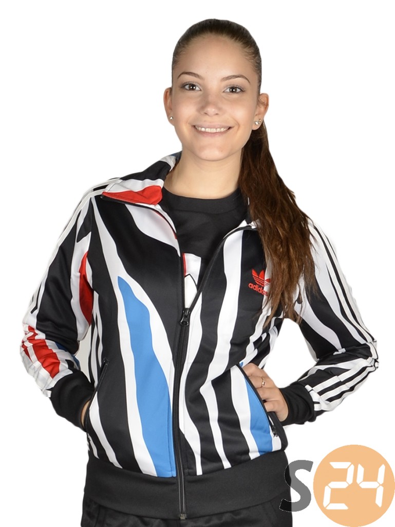 Adidas ORIGINALS zebra print tt Végigzippes pulóver AO3010