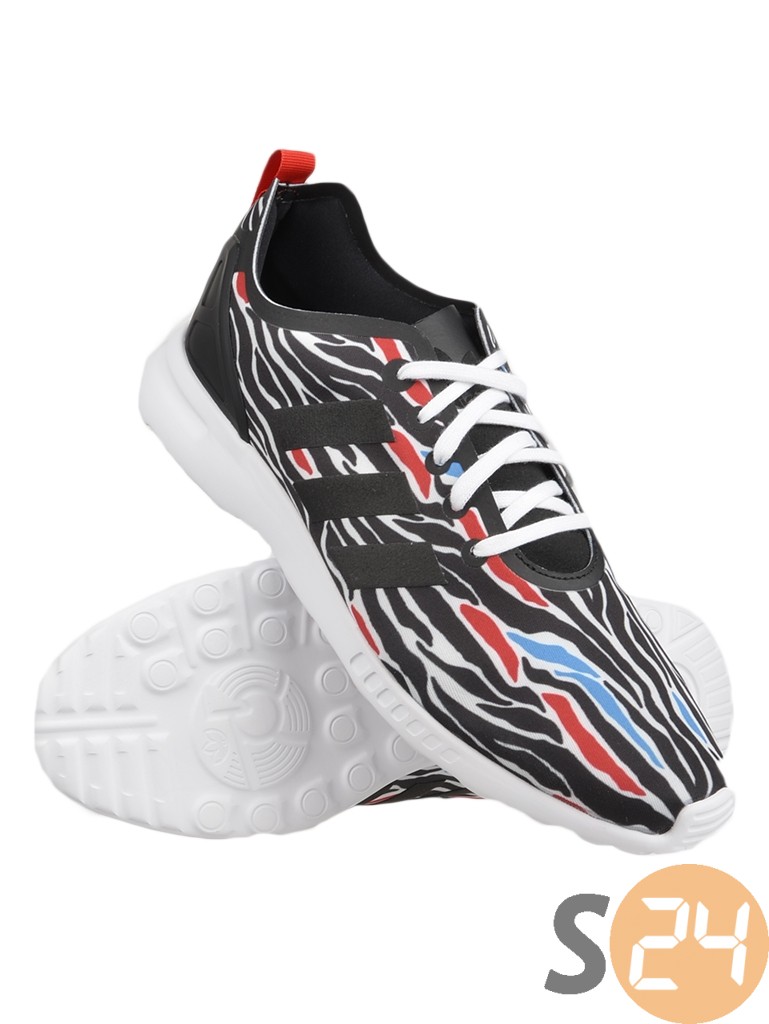 Adidas ORIGINALS zx flux smooth w zebra print Utcai cipö AQ5493