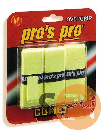 Pro's pro comet fedőgrip 3 db, sárga sc-21743