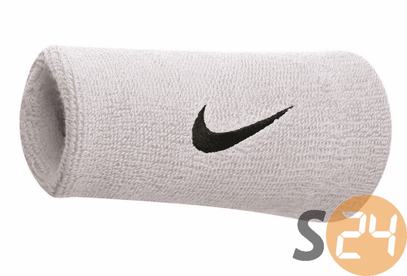 Nike eq Csuklópánt Nike swoosh doublewide wristbands white/black N.NN.05.101.OS