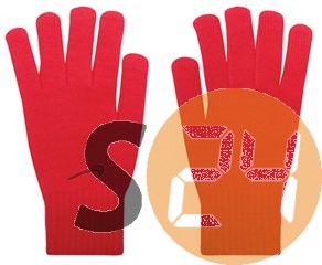 Nike eq Sapka, Sál, Kesztyű Knitted gloves l/xl sport red/team red N.WG.09.600.LX