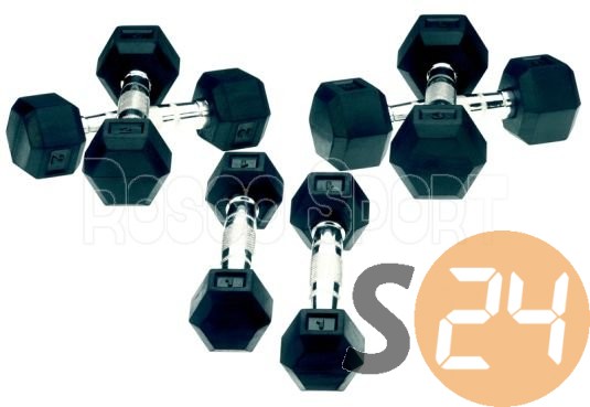 Hatszögletű gumírozott súlyzókészlet, 12-30 kg sc-8106