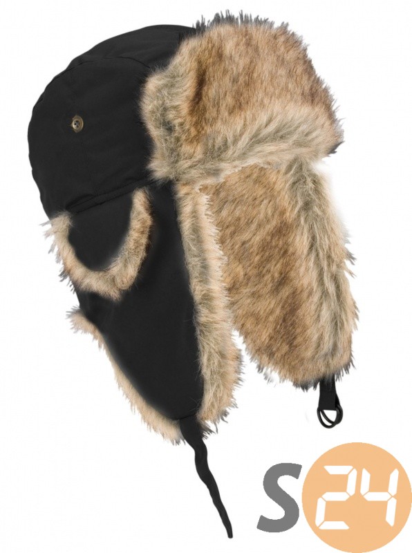 Starling szőrmés téli sapka, fekete sc-19062