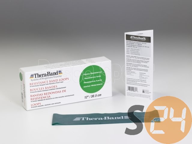 Thera-band loop gumiszalag hurok 30,5 cm, erős-zöld sc-11359