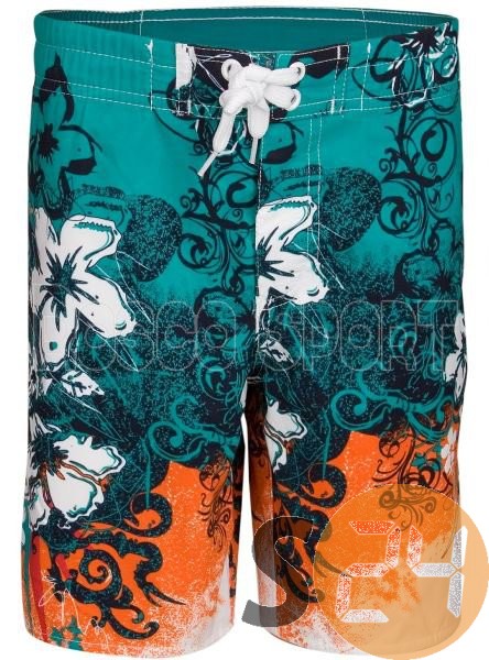 Waimea flowers junior boardshort, zöld sc-21300