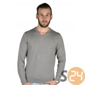 TommyHilfiger pima ctn cashmere v-nk Hosszú_ujjú_pulóver 857883738-0043